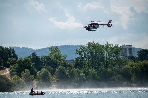 Wasserrettung: Badeunfall am Flückiger See